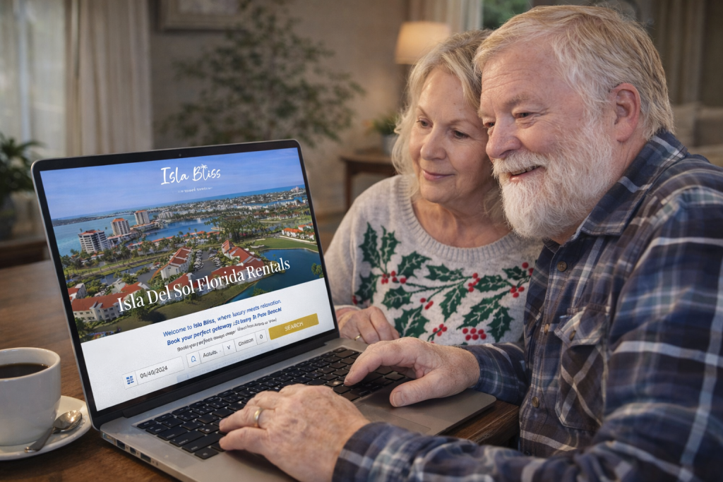 Snowbirds Booking Condo Rentals in Isla Del Flor Rental Website
