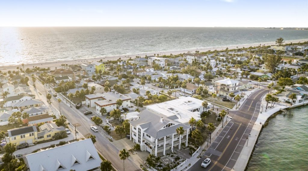 st pete beach top view