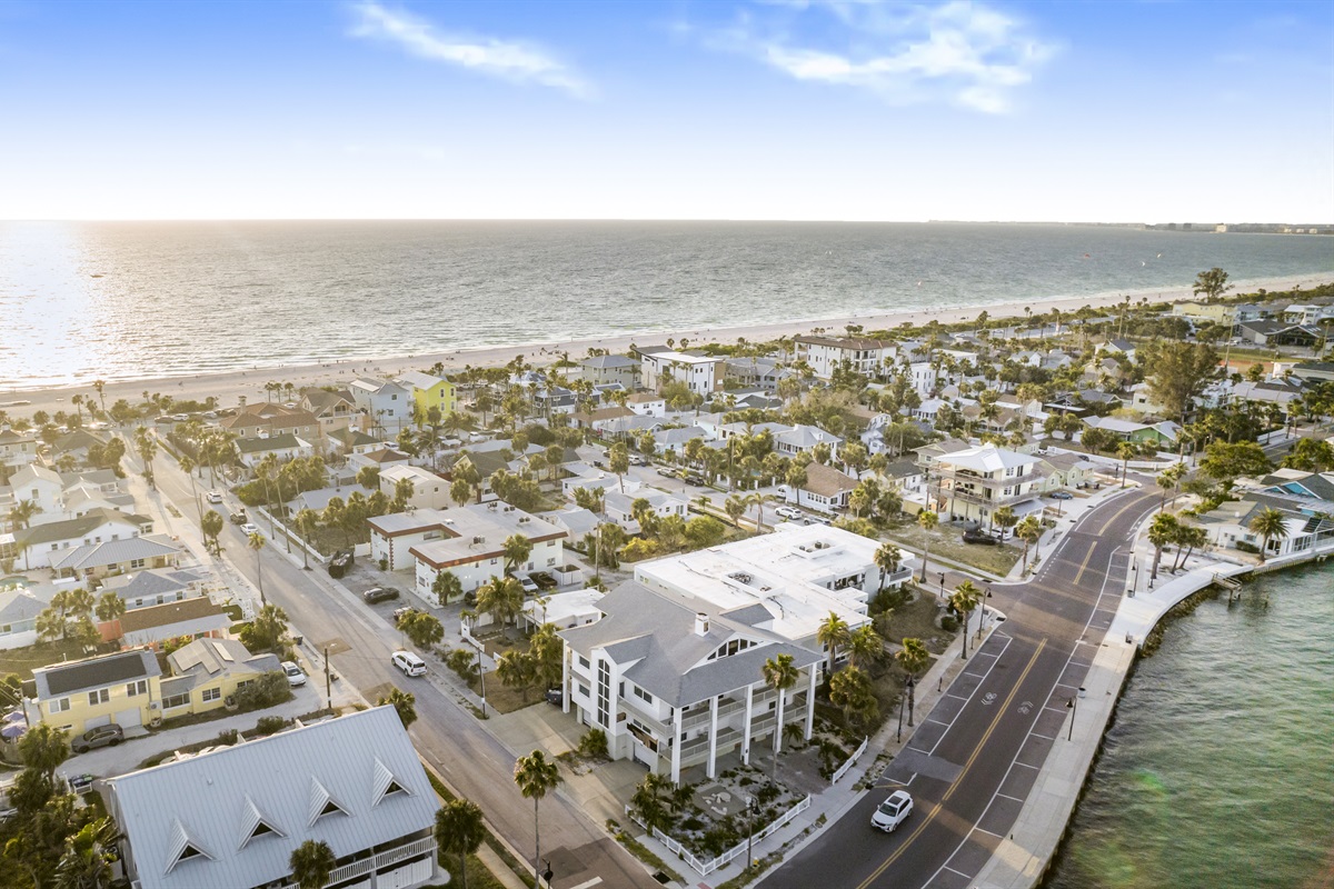st pete beach top view
