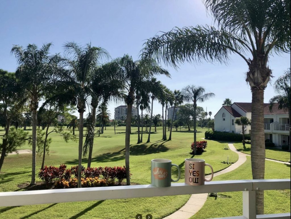 St. Petersburg Vacation Rental Balcony View