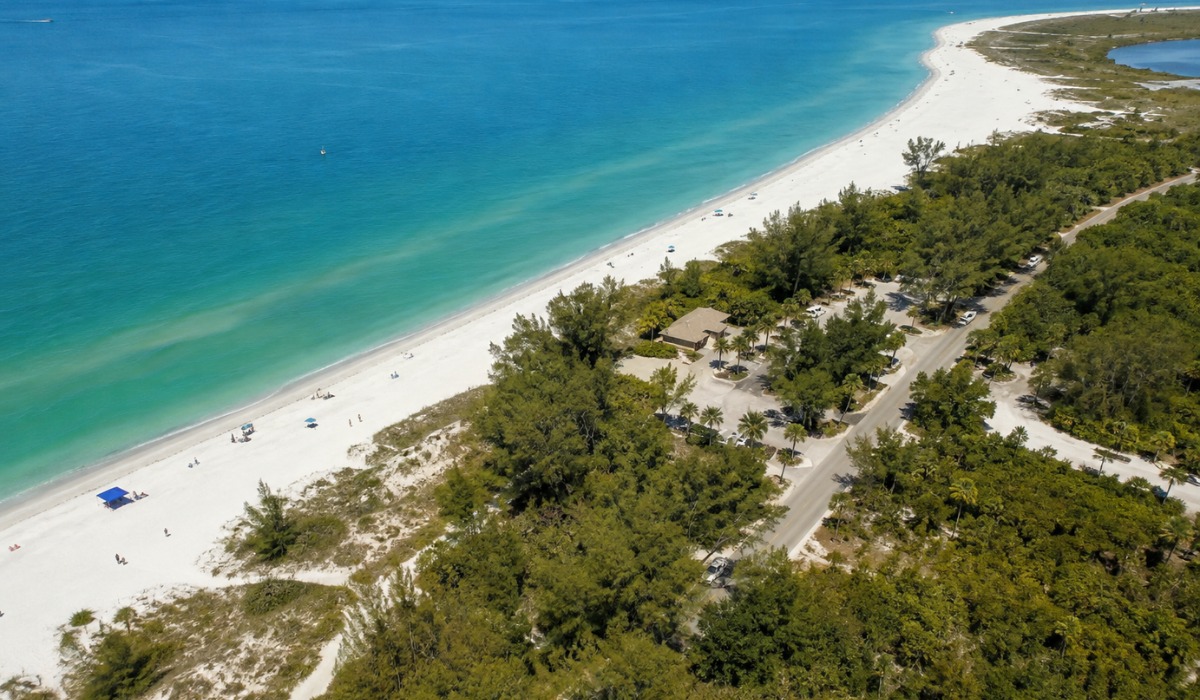 Fort De Soto Park aerial view