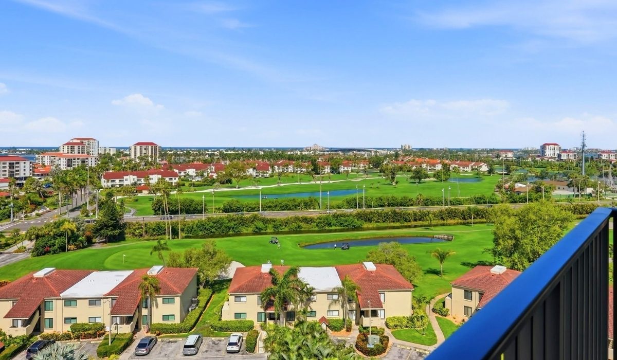 panoramic viewpoint captured from a high-rise balcony